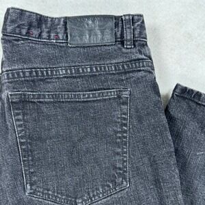 Lauren Ralph Lauren Jeans Women's 12 Dark Gray Straight Leg Denim Pants